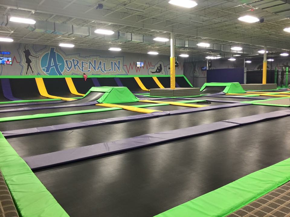 Jumping at Get Air Trampoline Park