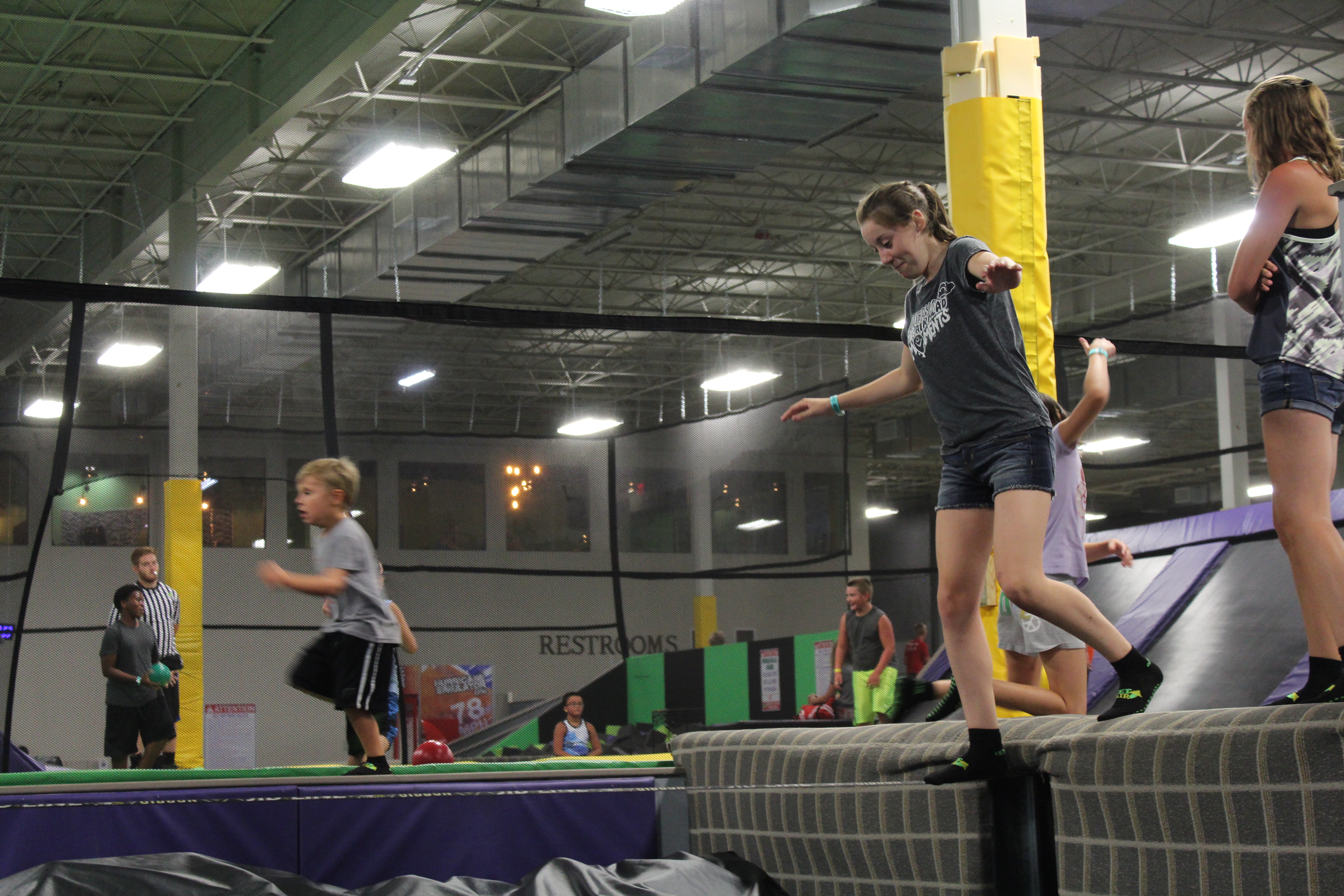 Jumping at Get Air Trampoline Park