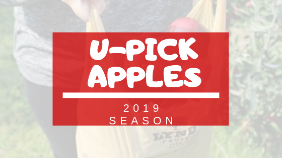 U-Pick Apple Schedules 2019
