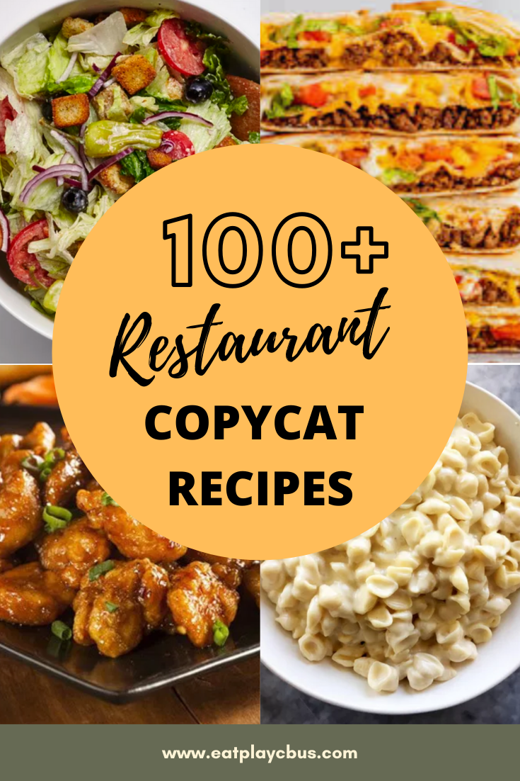 Recreate Your Favorite Restaurant Dishes with 100+ Copycat Recipes