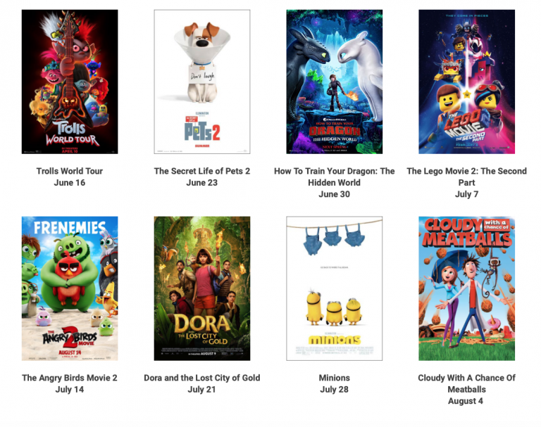 8 WEEKS OF MEGA-FUN MOVIES FOR KIDS! - Eat Play CBUS